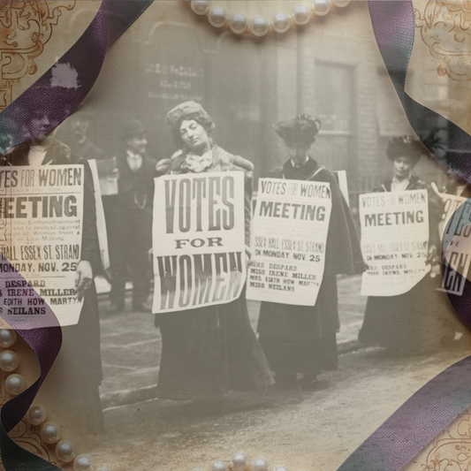 The Strength in Delicacy - Suffragette Jewellery