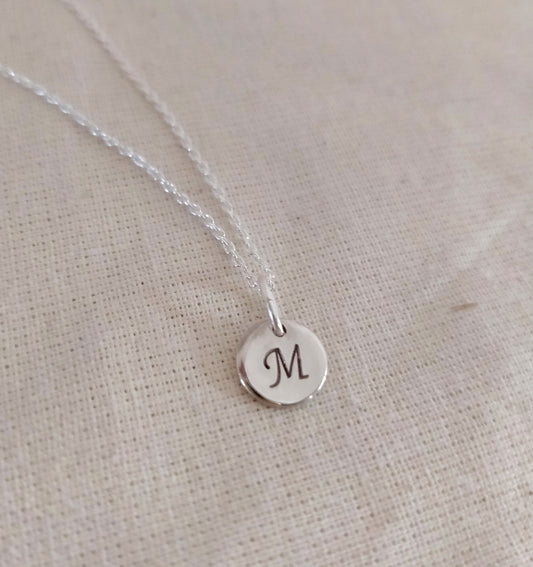 Mini Monogram Pendant