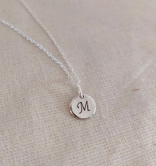 Mini Monogram Pendant