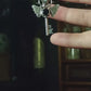 Onyx Moth Key Pendant