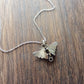 Sapphire Moth Pendant