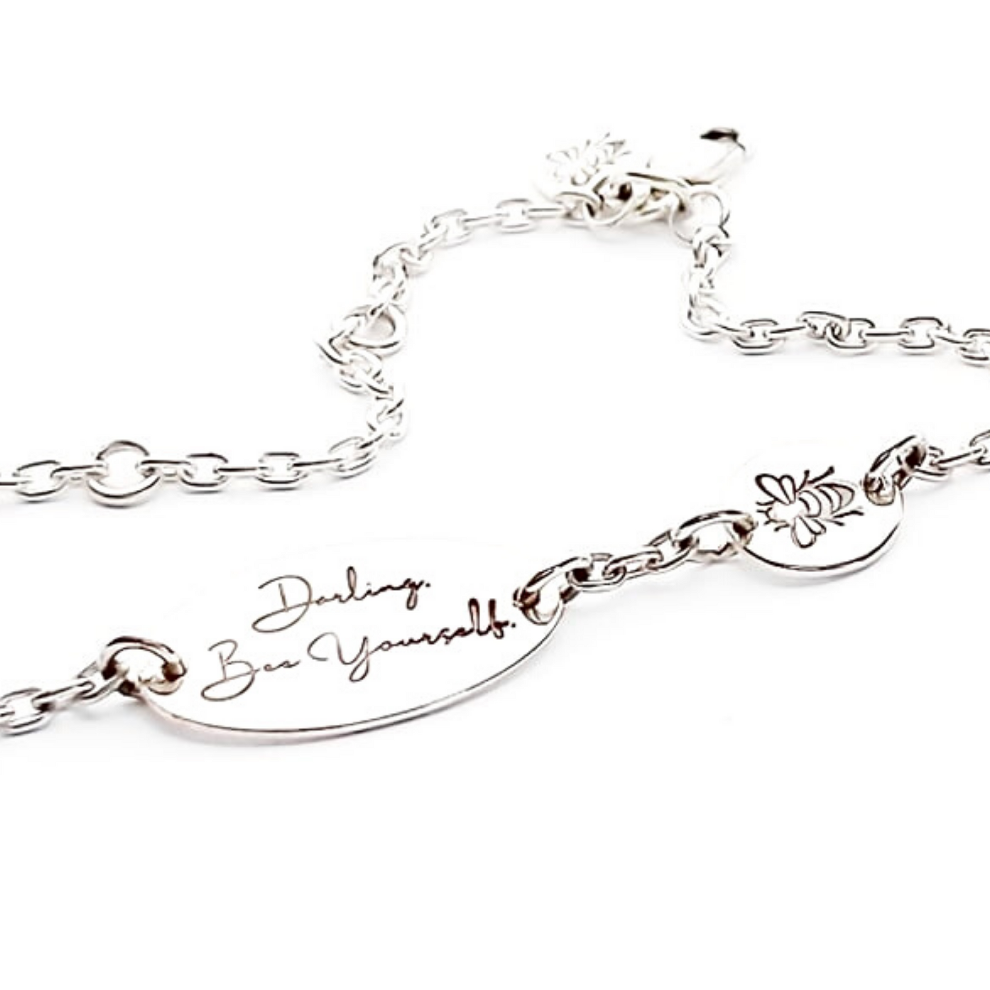 Children's sterling silver online id bracelets